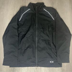 NWT Oakley Black Zip Up Jacket